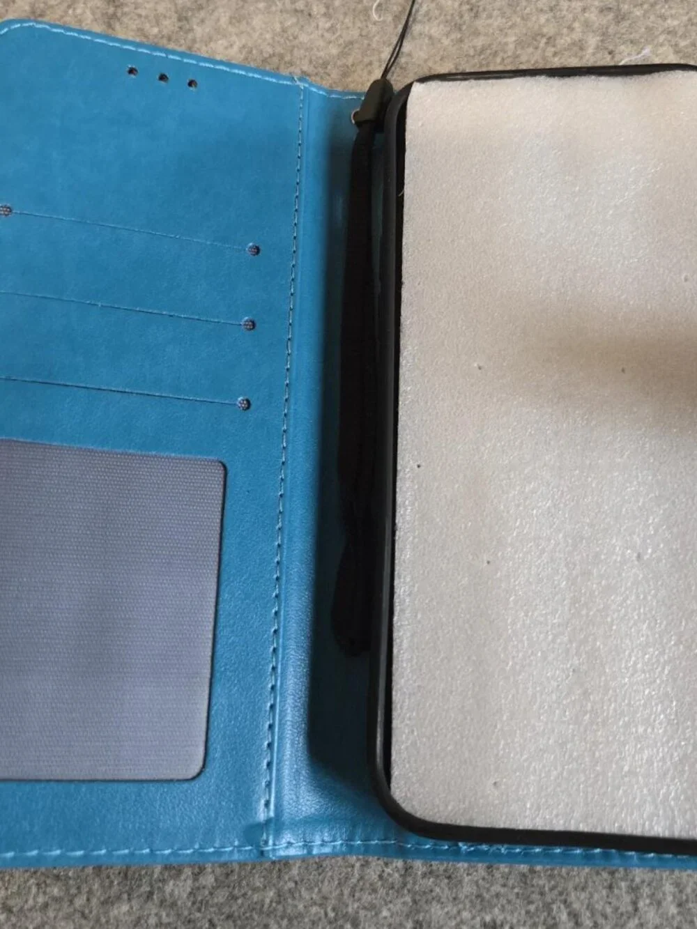 Embossed Mandala Wallet Phone Case Turquoise Blue IPhone 13, Samsung Galaxy S21